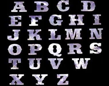 fretboard letters