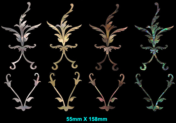 Fern Inlay Traditional Fern Peg Head Inlays